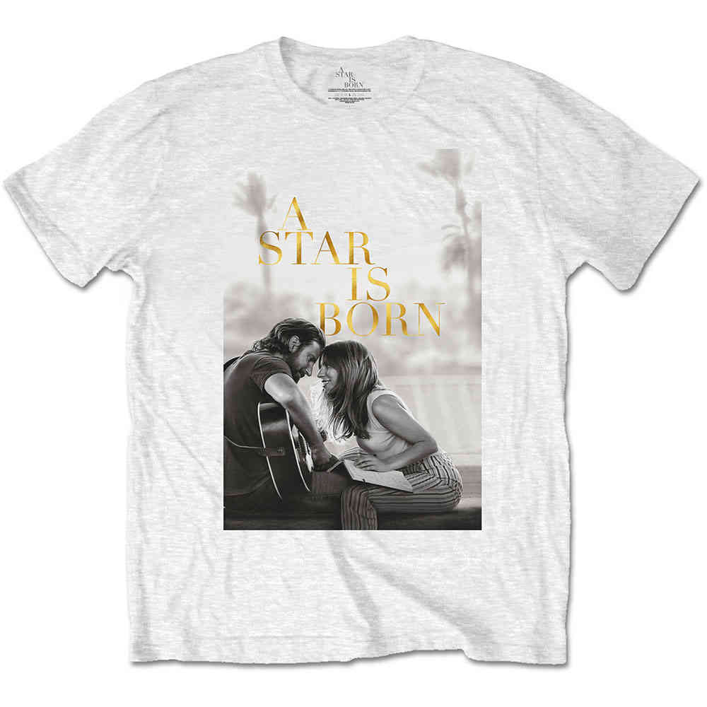 A Star Is Born - Jack & Ally Movie Poster Tshirt Homme - Blanc